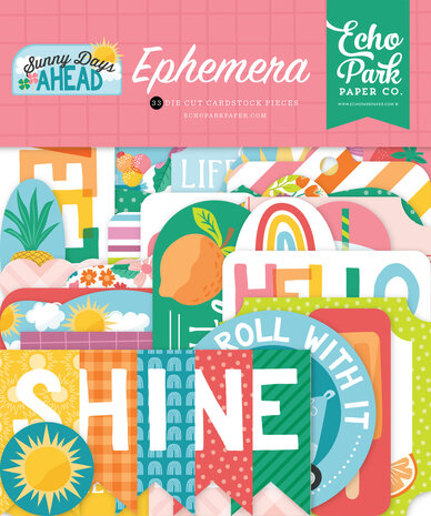 Echo Park Sunny Days Ahead Ephemera (SUN377024) (OUTLET)
