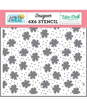 Echo Park Sweet Day Flowers Stencil (SUN377033) (OUTLET) Echo Park Sweet Day Flowers Stencil (SUN377033) (OUTLET)
