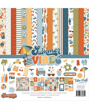 Echo Park Summer Vibes 12x12 Inch Collection Kit (SV365016) (OUTLET) Echo Park Summer Vibes 12x12 Inch Collection Kit (SV365016) (OUTLET)