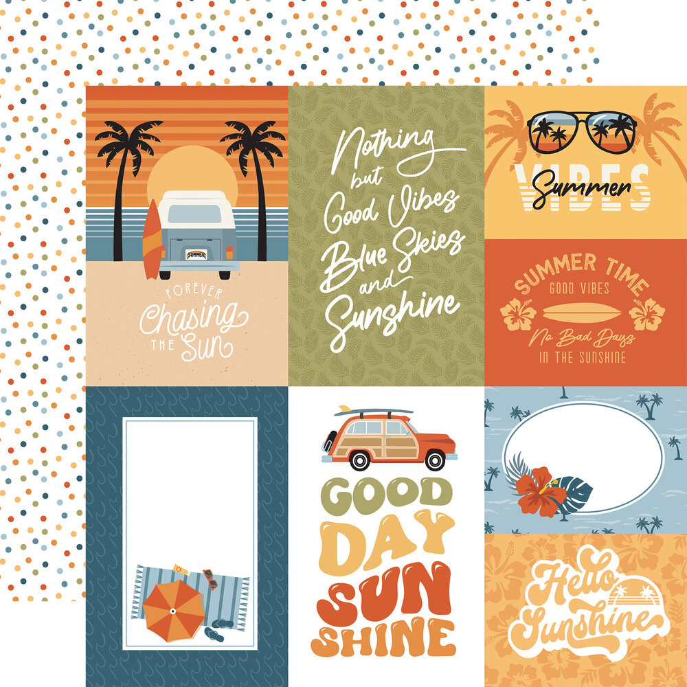 Echo Park Summer Vibes 12x12 Inch Collection Kit (SV365016) (OUTLET)