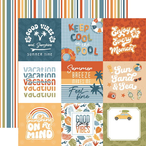 Echo Park Summer Vibes 12x12 Inch Collection Kit (SV365016) (OUTLET)