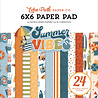Echo Park Summer Vibes 6x6 Inch Paper Pad (SV365023) (OUTLET)