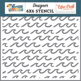 Echo Park Summer Waves Stencil (SV365034) (OUTLET)