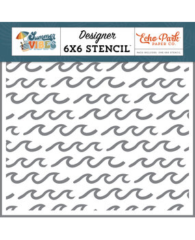 Echo Park Summer Waves Stencil (SV365034) (OUTLET) Echo Park Summer Waves Stencil (SV365034) (OUTLET)