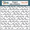 Echo Park Summer Waves Stencil (SV365034) (OUTLET)