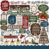 Echo Park The First Noel 12x12 Inch Element Sticker (TFN256014) (OUTLET)