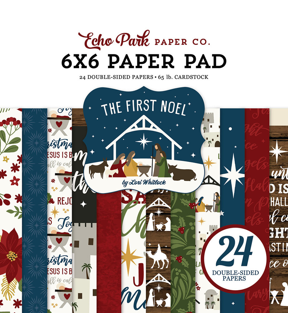 Echo Park The First Noel 6x6 Inch Paper Pad (TFN256023) (OUTLET)