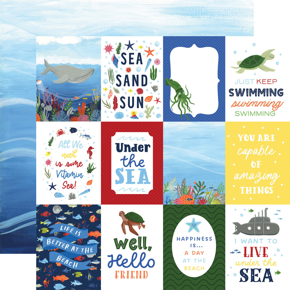 Echo Park Under Sea Adventures 12x12 Inch Collection Kit (USA245016) (OUTLET)