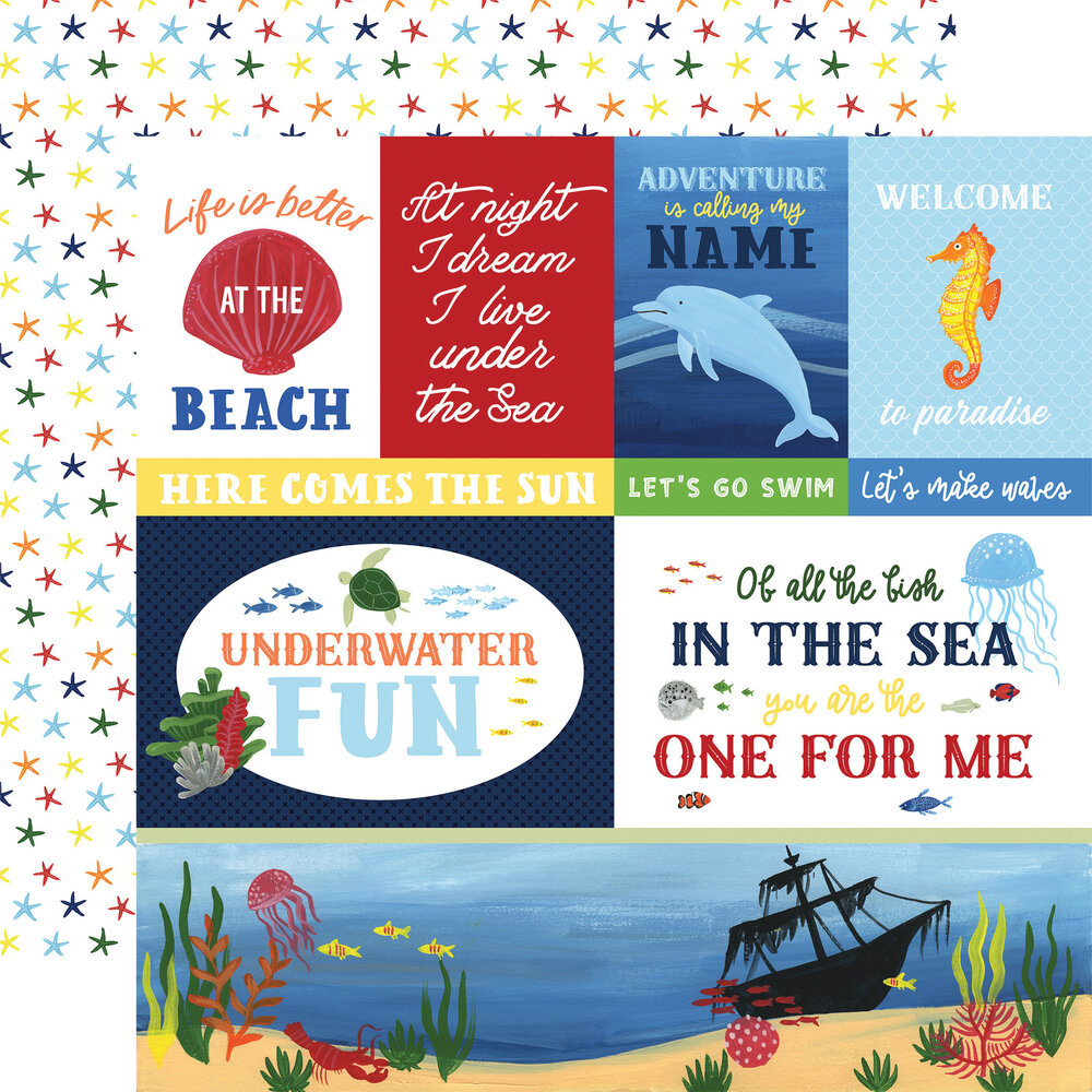 Echo Park Under Sea Adventures 12x12 Inch Collection Kit (USA245016) (OUTLET)