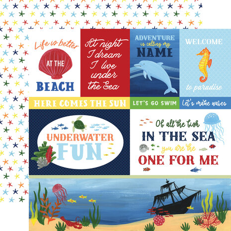 Echo Park Under Sea Adventures 12x12 Inch Collection Kit (USA245016) (OUTLET)
