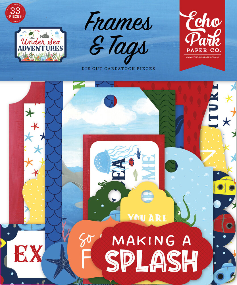 Echo Park Under Sea Adventures Frames & Tags (USA245025) (OUTLET)
