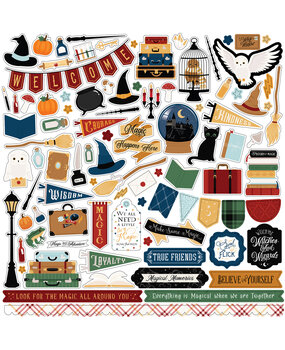 Echo Park Wizards And Company Element Sticker (WAC322014) (OUTLET)