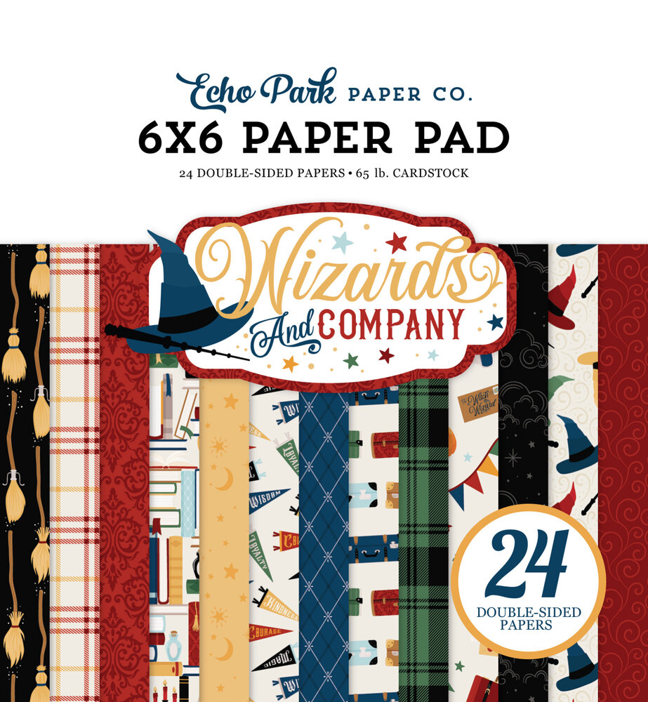 Echo Park Wizards And Company 6x6 Inch Paper Pad (WAC322023) (OUTLET)