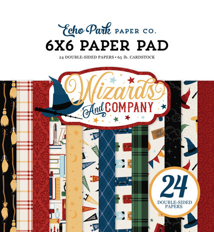 Echo Park Wizards And Company 6x6 Inch Paper Pad (WAC322023) (OUTLET)