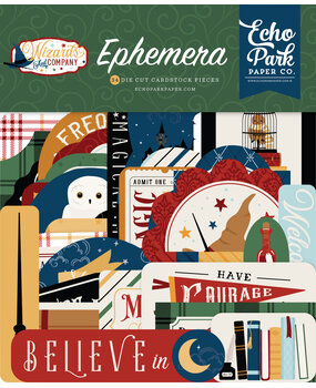 Echo Park Wizards And Company Ephemera (WAC322024) (OUTLET)