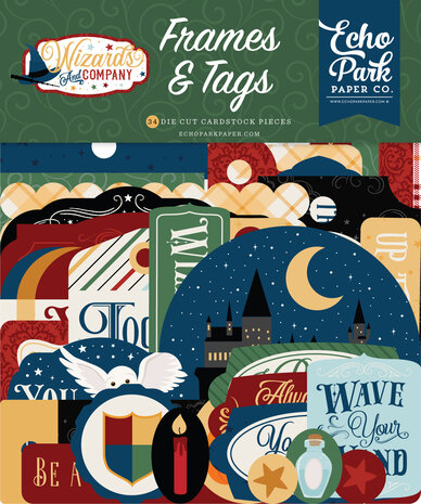 Echo Park Wizards And Company Frames & Tags (WAC322025) (OUTLET)