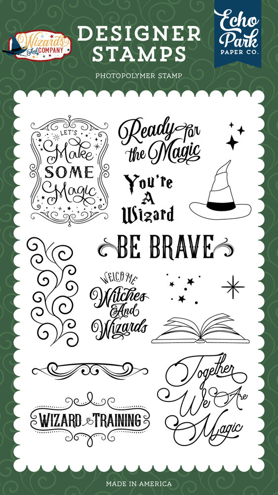 Echo Park Ready For The Magic Designer Stamps (WAC322044) (OUTLET)