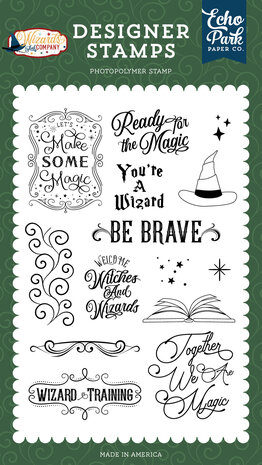 Echo Park Ready For The Magic Designer Stamps (WAC322044) (OUTLET)