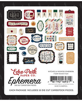Echo Park Witches & Wizards Ephemera (WAW217024) (OUTLET)