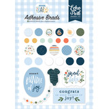 Echo Park Welcome Baby Boy Adhesive Brads (WBB234020) (OUTLET)