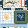 Echo Park Welcome Baby Boy 6x13 Inch Chipboard Frames (WBB234065) (OUTLET)