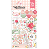 Echo Park Welcome Baby Girl Puffy Stickers (WBG233066) (OUTLET)