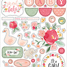 Echo Park Welcome Baby Girl Puffy Stickers (WBG233066) (OUTLET)