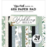 Echo Park Wedding Bells 6x6 Inch Paper Pad (WBL335023) (OUTLET)