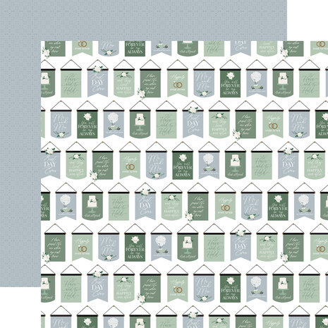 Echo Park Wedding Bells 6x6 Inch Paper Pad (WBL335023) (OUTLET)