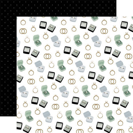 Echo Park Wedding Bells 6x6 Inch Paper Pad (WBL335023) (OUTLET)