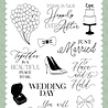 Echo Park Wedding Day Designer Stamps (WBL335044) (OUTLET)