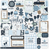 Echo Park Winter 12x12 Inch Element Sticker (WTR257014) (OUTLET)