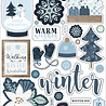 Echo Park Winter Puffy Stickers (WTR257066) (OUTLET)