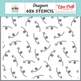 Echo Park Loopy Arrow Stencil (WUS306033) (OUTLET)