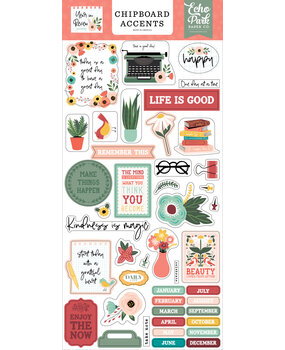 Echo Park Year In Review Chipboard Accents (YIR337021) (OUTLET)