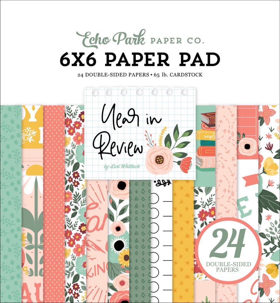 Echo Park Year In Review 6x6 Inch Paper Pad (YIR337023) (OUTLET)