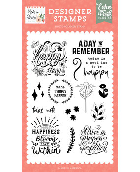 Echo Park Make Things Happen Designer Stamps (YIR337046) (OUTLET)