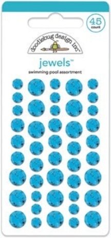 Doodlebug Design Swimming Pool Jewels (45pcs) (3508) (OUTLET)