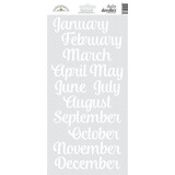 Doodlebug Design Daily Doodles Calendar Months Stickers (4938) (OUTLET)