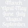 Doodlebug Design Daily Doodles Calendar Months Stickers (4938) (OUTLET)