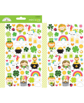 Doodlebug Design Lots O' Luck Mini Icons Stickers (6254) (OUTLET)