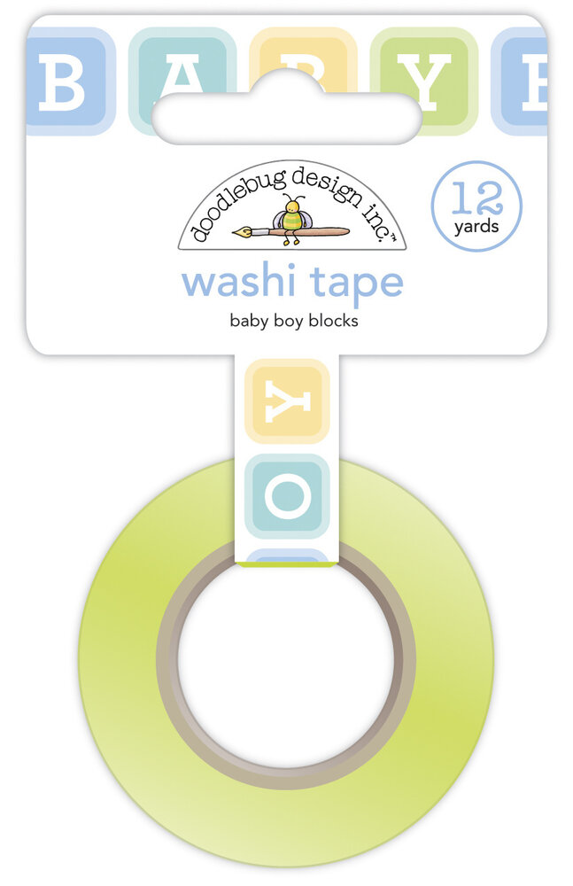 Doodlebug Design Baby Boy Blocks Washi Tape (6751) (OUTLET)