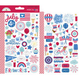 Doodlebug Design Land that I Love Mini Icon Stickers (6790) (OUTLET)