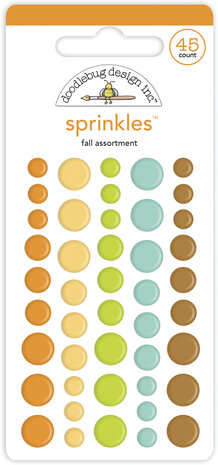 Doodlebug Design Fall Assortment Sprinkles (45pcs) (6932) (OUTLET)