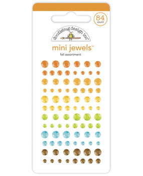 Doodlebug Design Fall Assortment Mini Jewels (84pcs) (6946) (OUTLET)