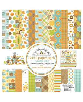 Doodlebug Design Pumpkin Spice 12x12 Inch Collection Pack (7036) (OUTLET)
