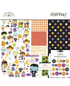 Doodlebug Design Ghost Town 12x12 Inch Essentials Kit (7046) (OUTLET)