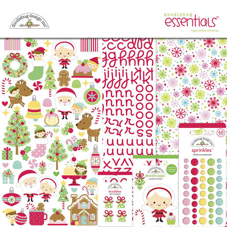 Doodlebug Design Night Before Christmas Essentials Kit (7047) (OUTLET) Doodlebug Design Night Before Christmas Essentials Kit (7047) (OUTLET)