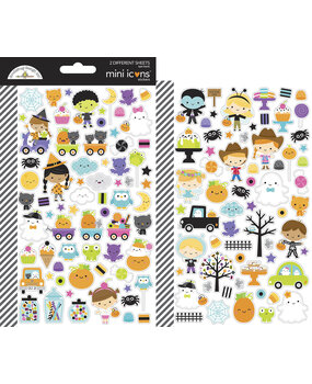 Doodlebug Design Ghost Town Mini Icons Stickers (7048) (OUTLET)