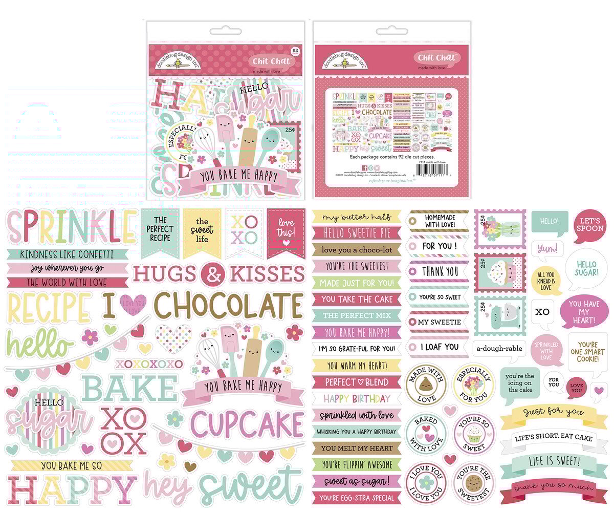 Doodlebug Design Made With Love Chit Chat (7111) (OUTLET)